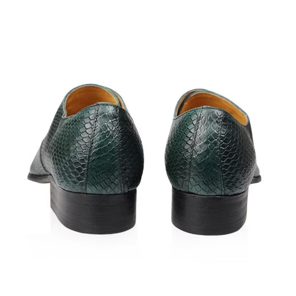 Chaussures Formelles Pour Hommes Brogues Mariage - Vert