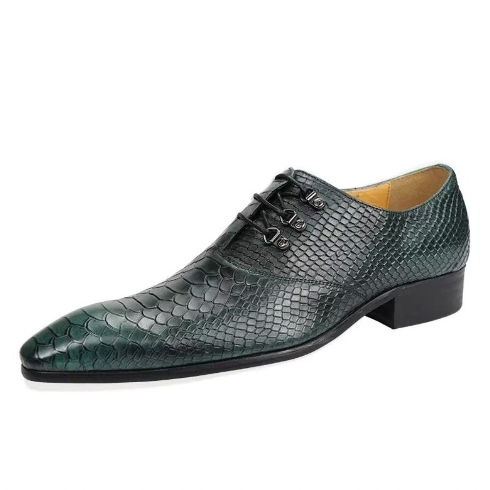 Chaussures Formelles Pour Hommes Brogues Mariage - Vert