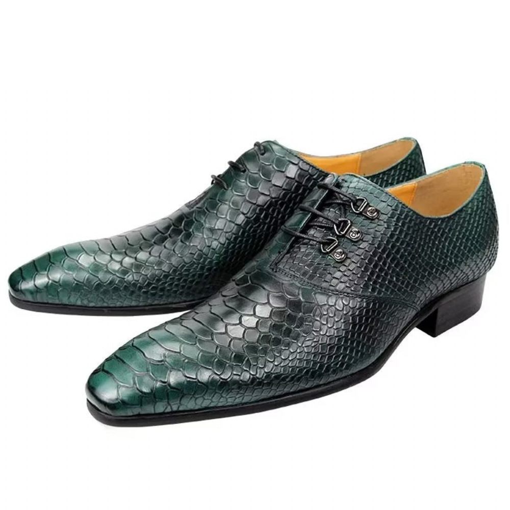 Chaussures Formelles Pour Hommes Brogues Mariage - Vert