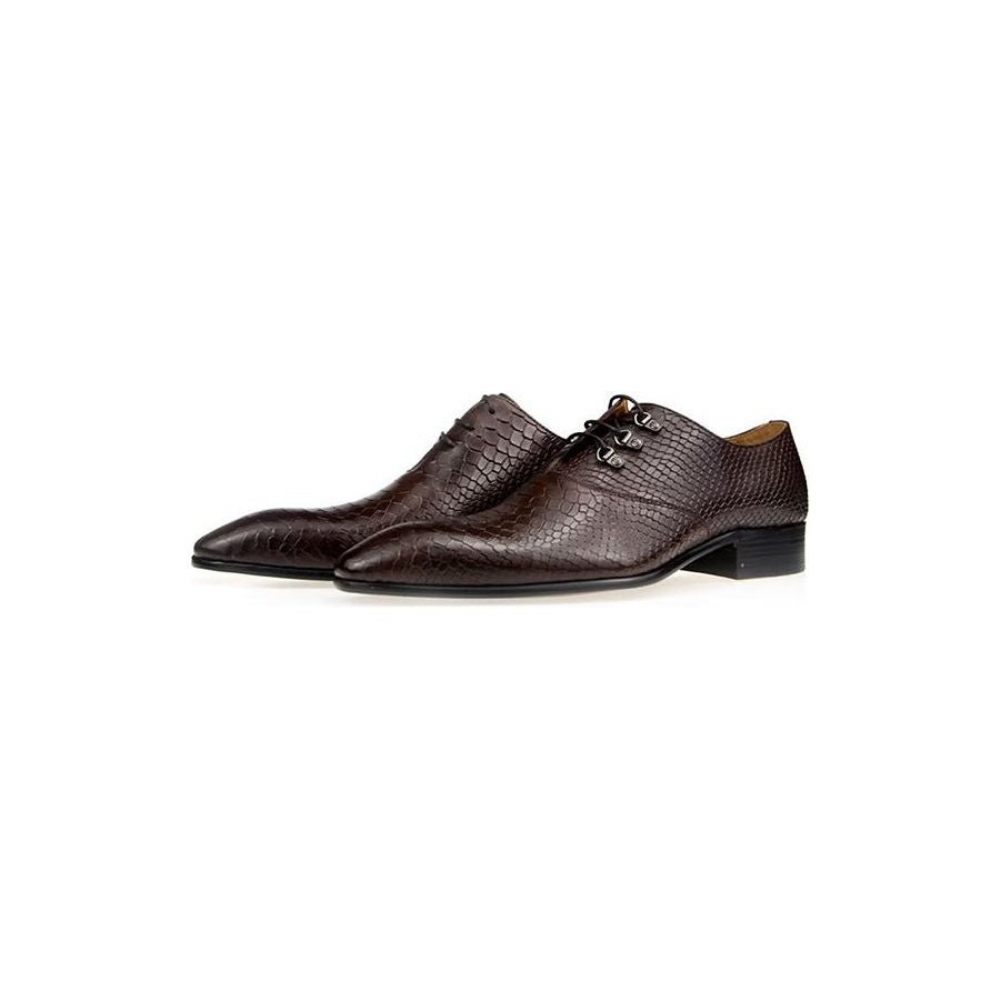 Chaussures Formelles Pour Hommes Brogues Mariage - Rouge