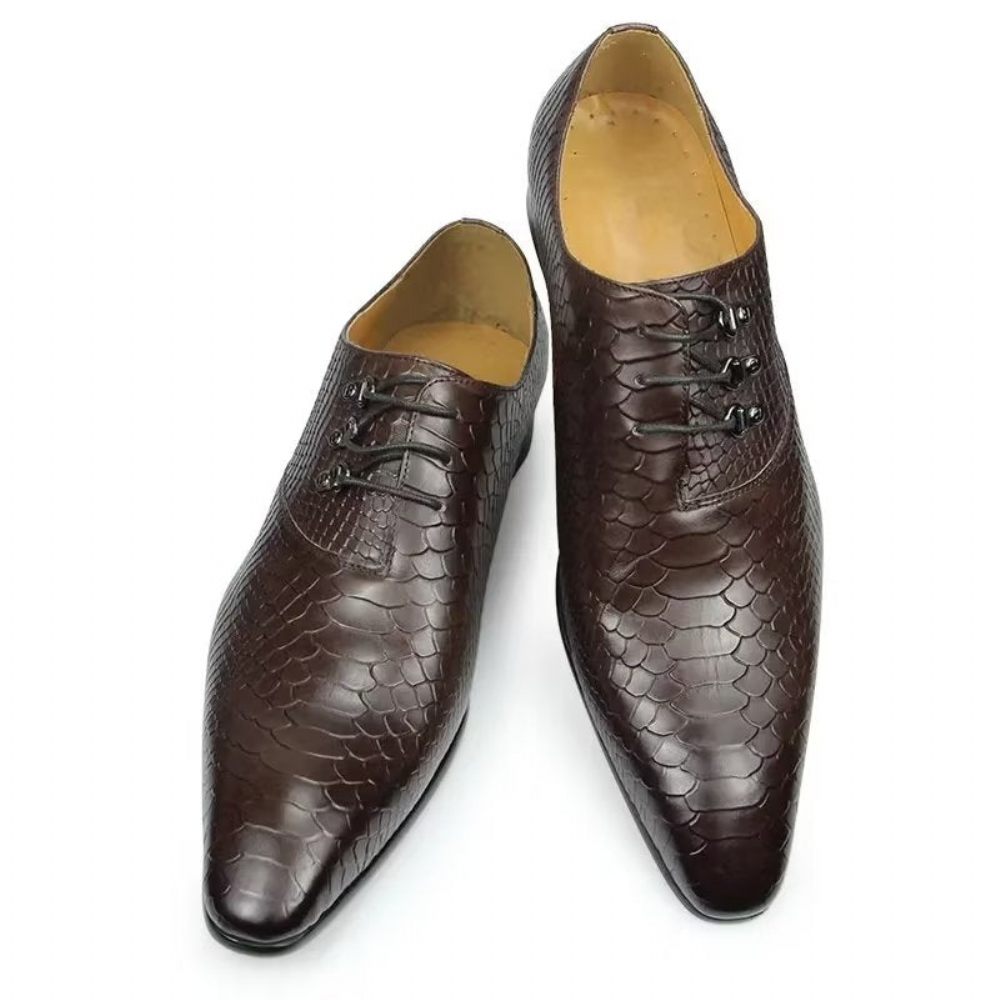 Chaussures Formelles Pour Hommes Brogues Mariage - Rouge