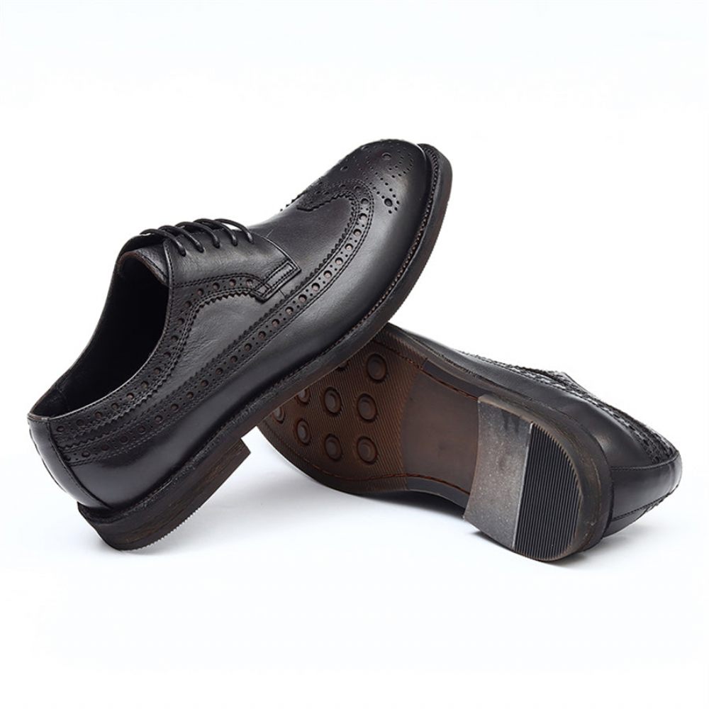 Chaussures Formelles Pour Hommes Brogues Mariée - Noir