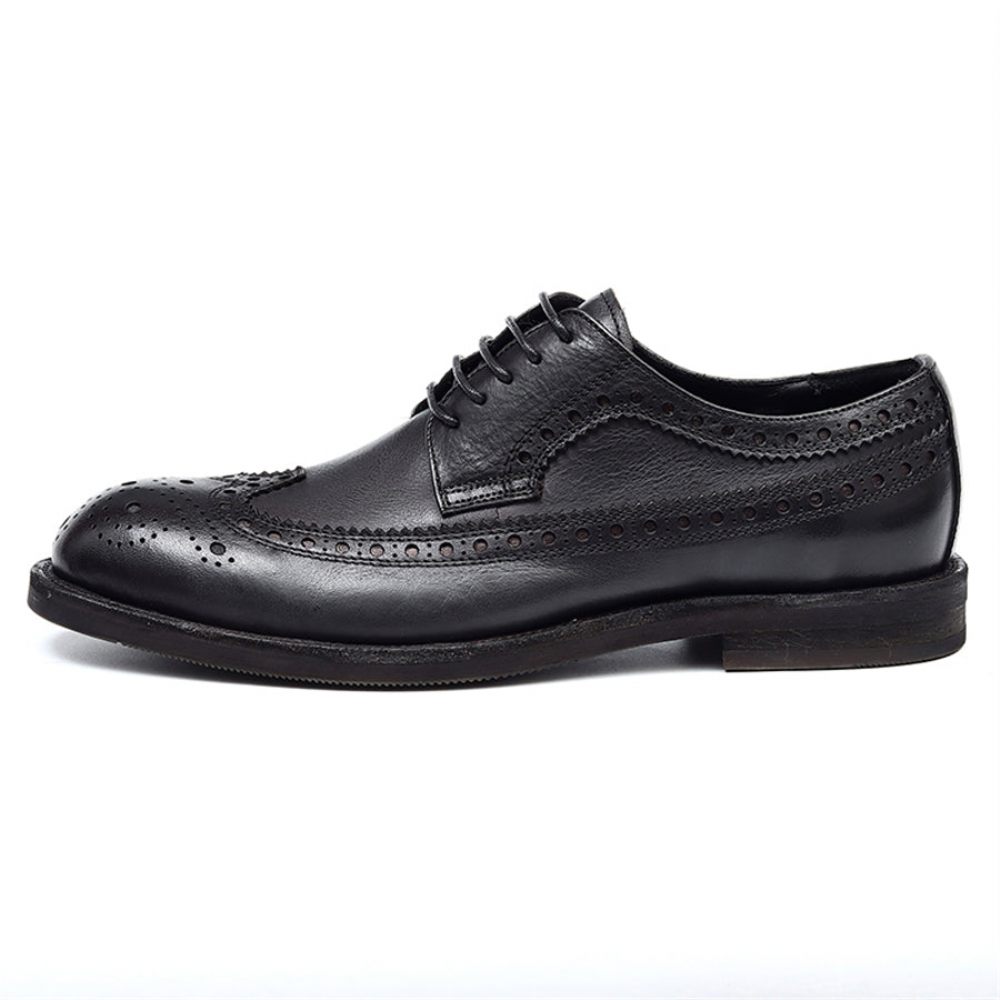 Chaussures Formelles Pour Hommes Brogues Mariée - Noir