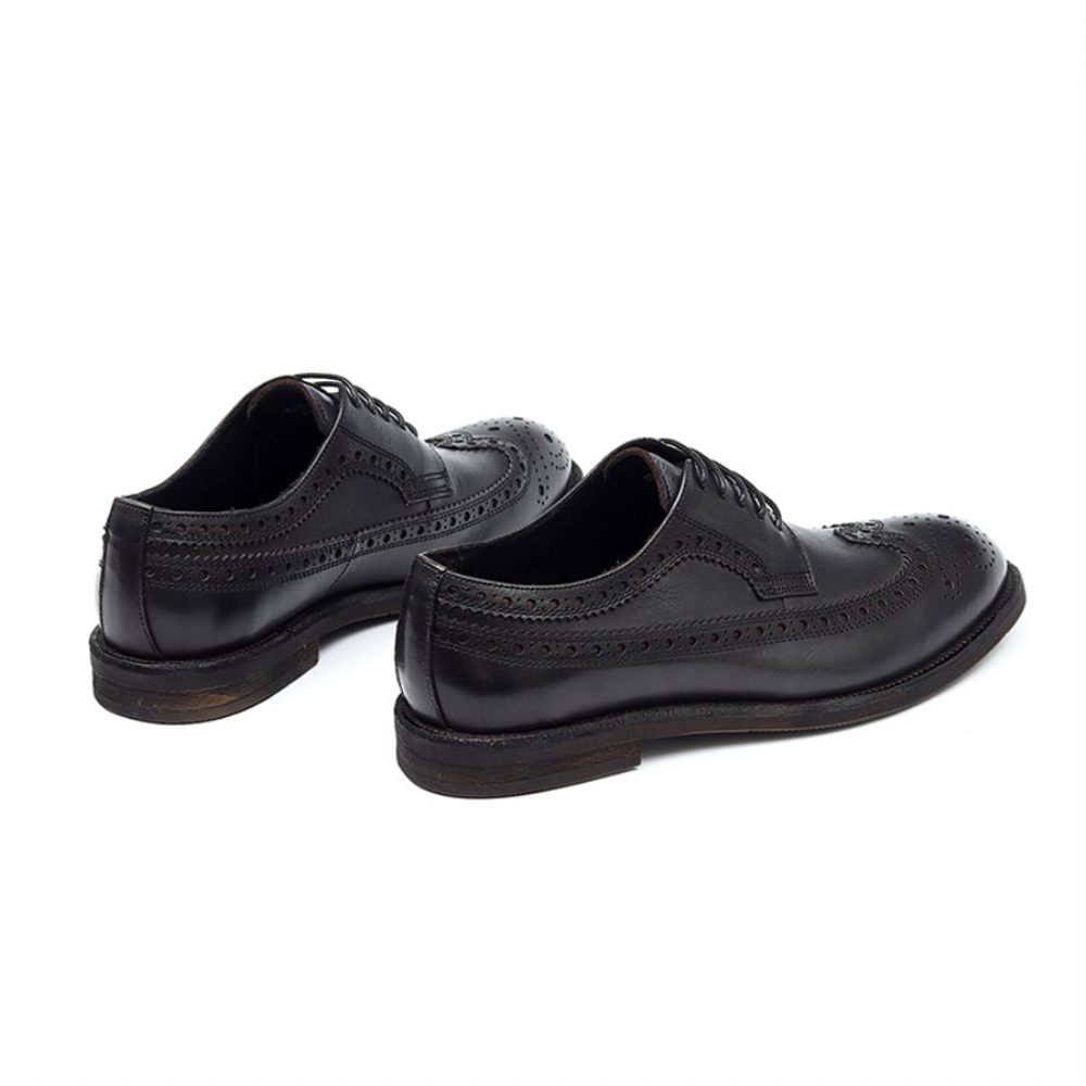 Chaussures Formelles Pour Hommes Brogues Mariée - Noir