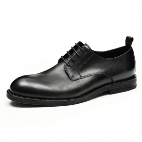 Chaussures Formelles Pour Hommes Bureau Élégantes Cuir Britannique Sculpté