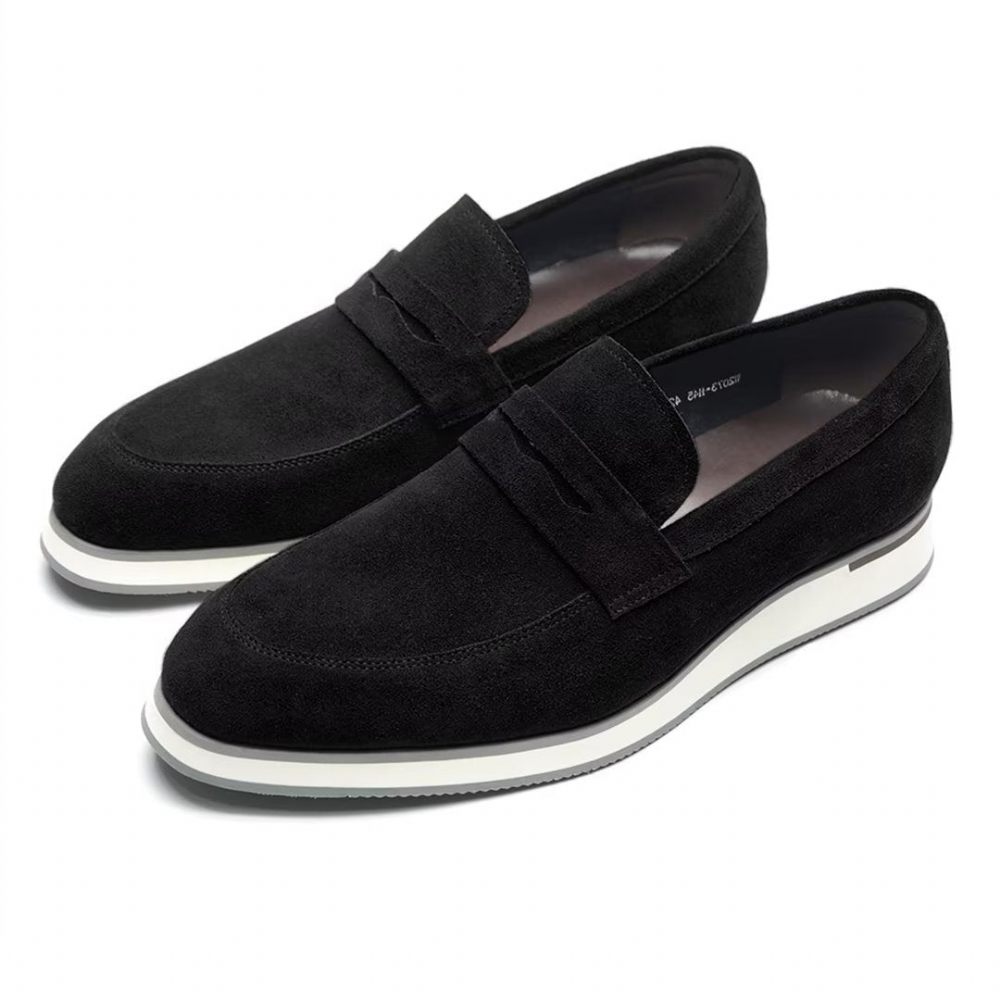 Chaussures Formelles Pour Hommes Confort Raffiné Lacets Décontractés - Noir