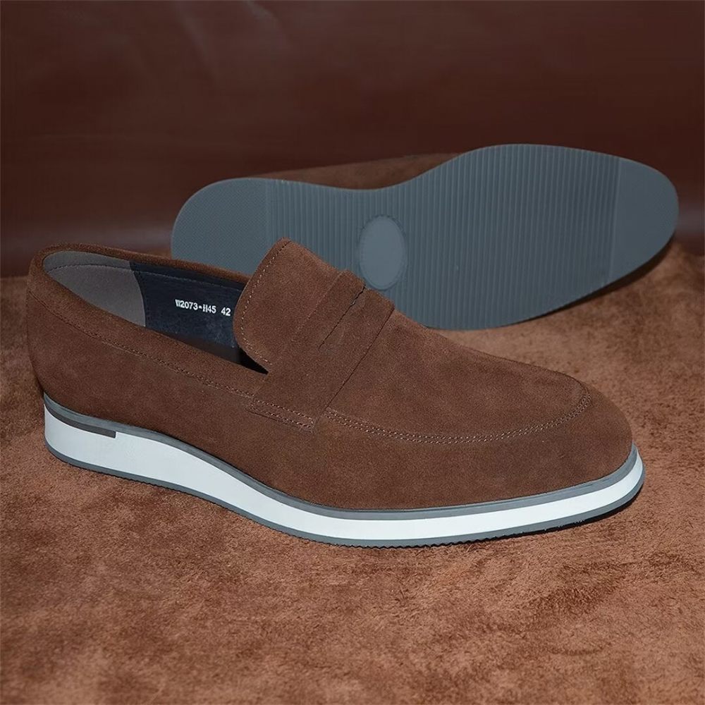 Chaussures Formelles Pour Hommes Confort Raffiné Lacets Décontractés - Café