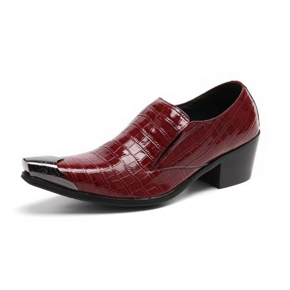 Chaussures Formelles Pour Hommes Crocslip Habillées Élégantes - Rouge