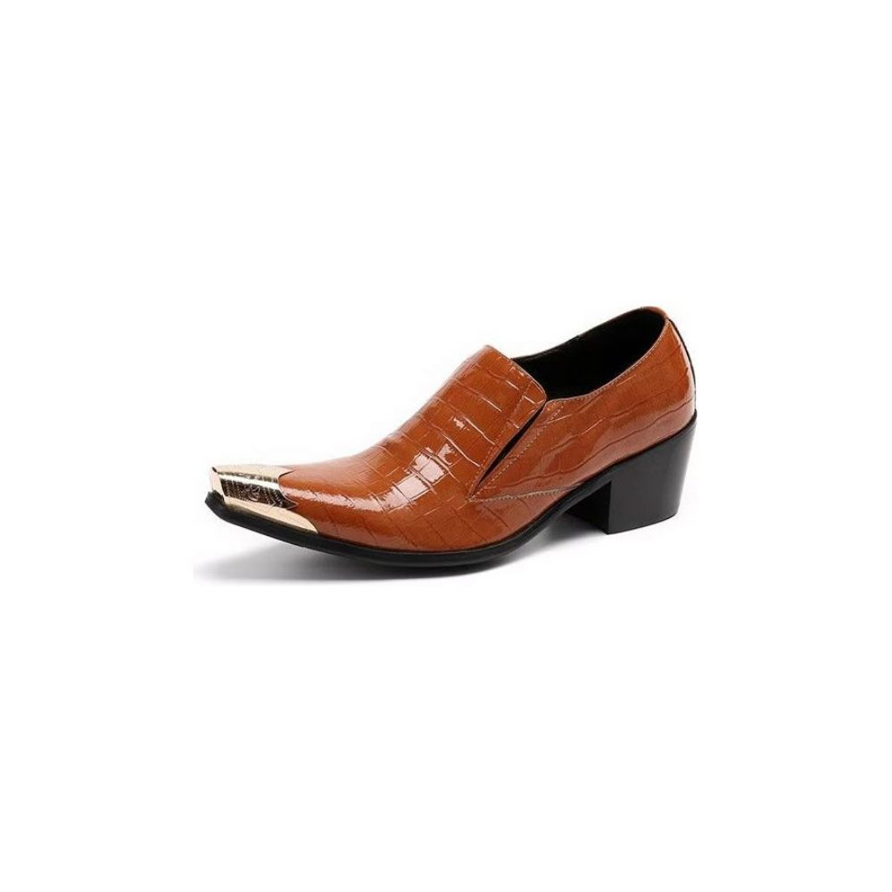 Chaussures Formelles Pour Hommes Crocslip Habillées Élégantes - Marron