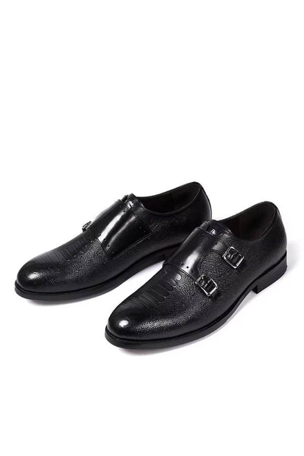 Chaussures Formelles Pour Hommes Cuir À Enfiler Style Exécutif