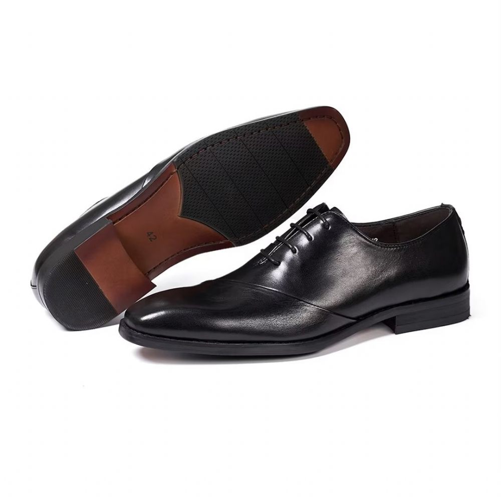 Chaussures Formelles Pour Hommes Cuir Executive Elegance - Vert