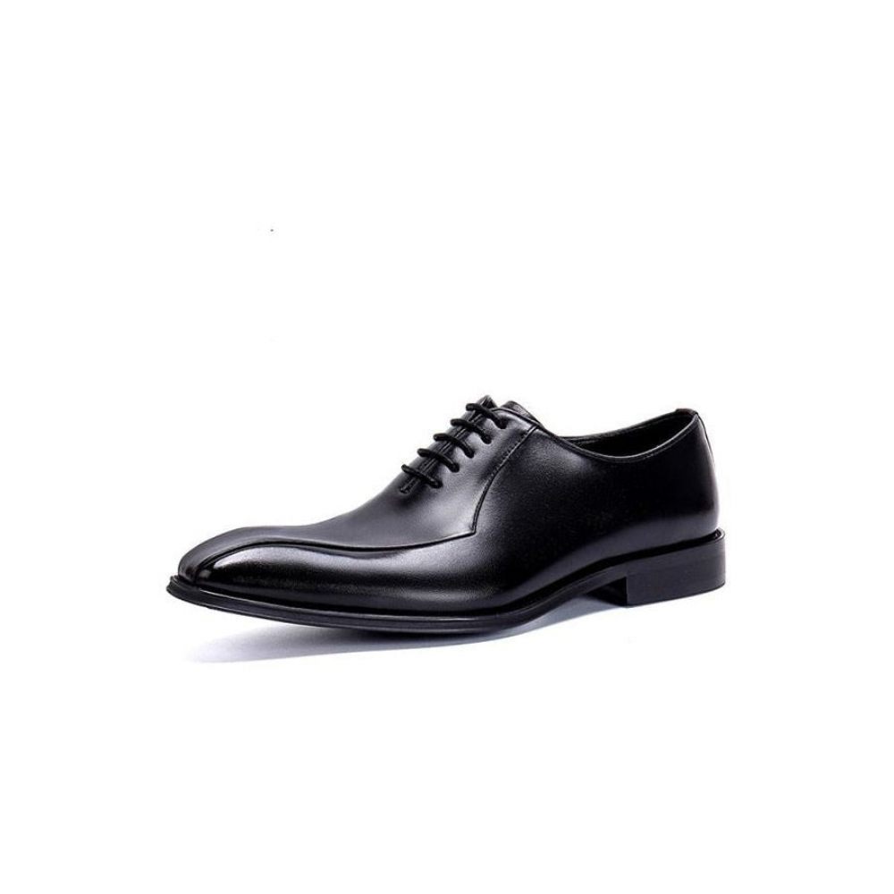 Chaussures Formelles Pour Hommes Cuir Exotique À Lacets Richelieus Mariage