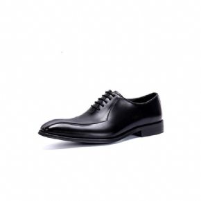 Chaussures Formelles Pour Hommes Cuir Exotique À Lacets Richelieus Mariage