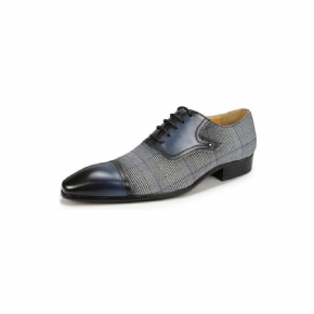 Chaussures Formelles Pour Hommes Cuir Luxe Richelieu Mariage Élégantes