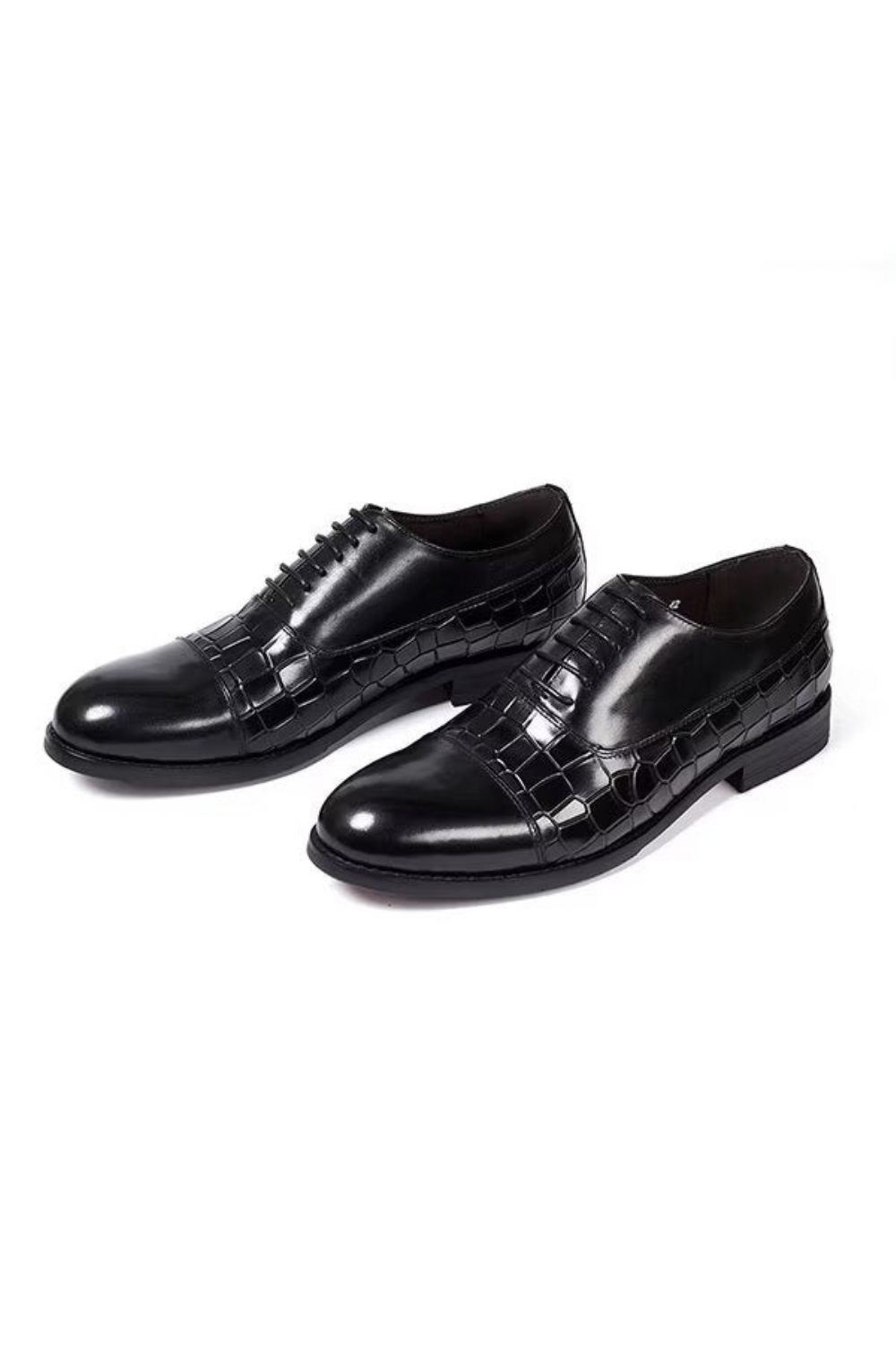 Chaussures Formelles Pour Hommes Cuir Remplies Panache