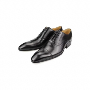 Chaussures Formelles Pour Hommes Cuir Véritable Élégance Richelieu Mariage