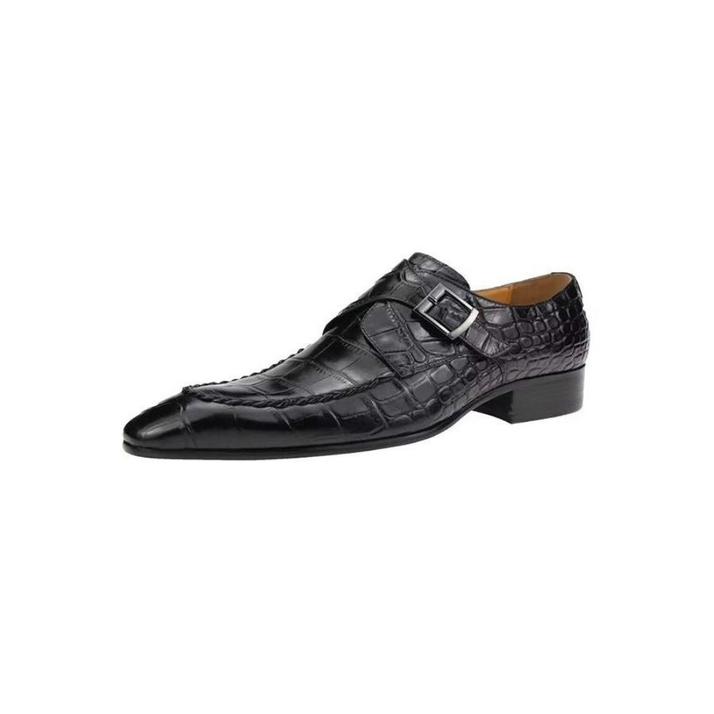 Chaussures Formelles Pour Hommes Cuir Véritable Luxe Élégant Brogue Oxford Mariage