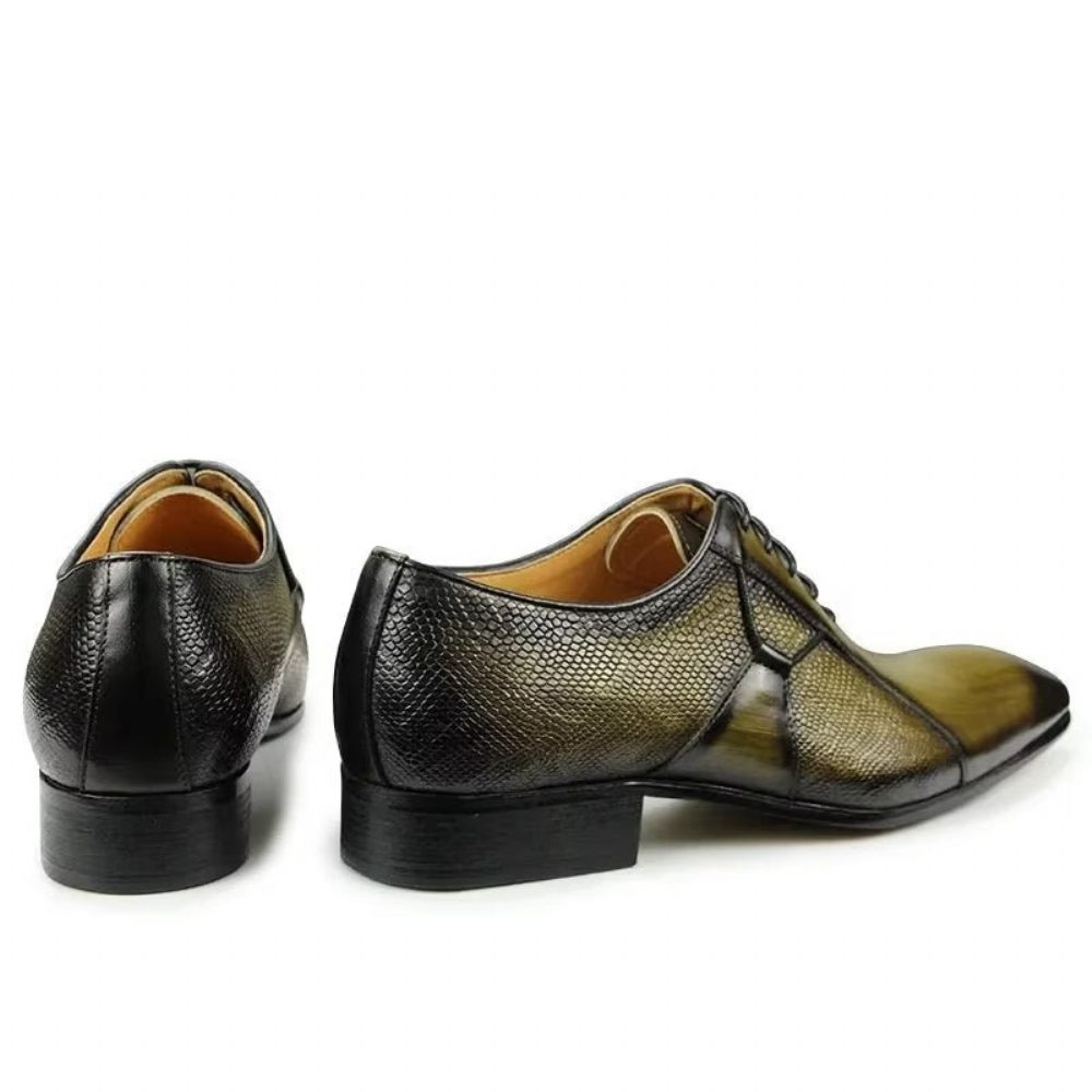 Chaussures Formelles Pour Hommes Deluxe Leather Chicopulent Nuptial Brogues - Vert