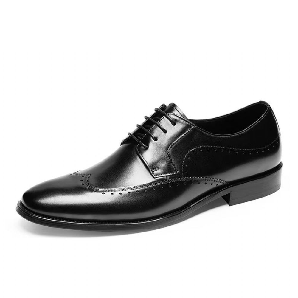 Chaussures Formelles Pour Hommes Derbies Chics Habillées - Noir