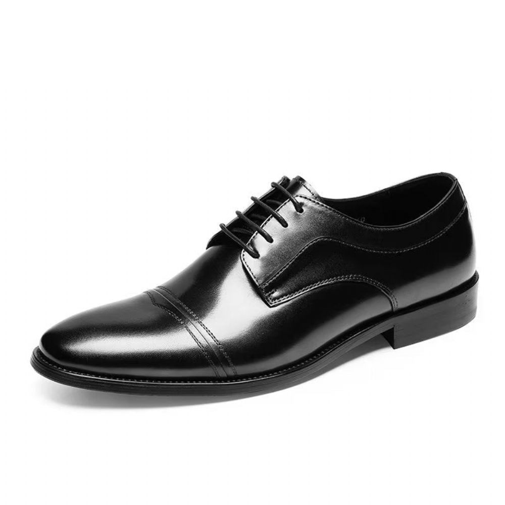 Chaussures Formelles Pour Hommes Derbies Chics Habillées - Noir