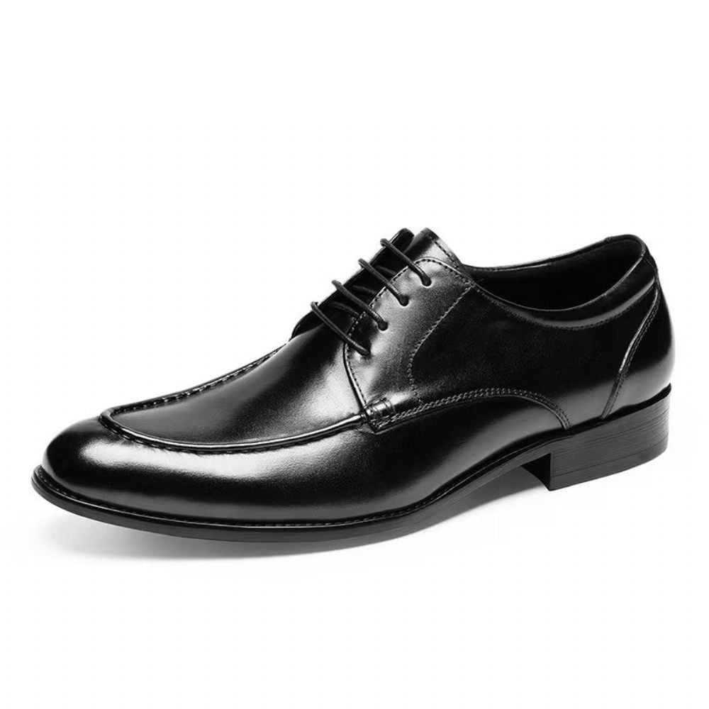 Chaussures Formelles Pour Hommes Derbies À Lacets Habillées - Noir