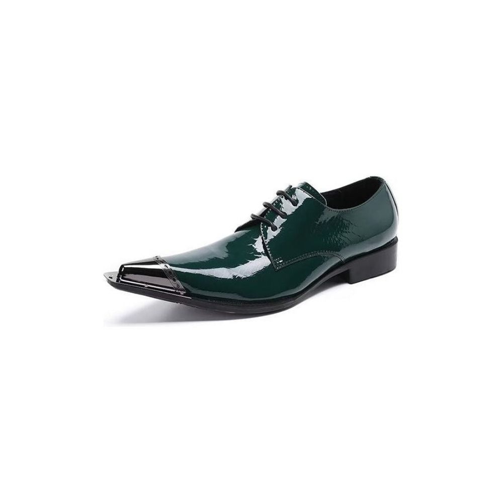 Chaussures Formelles Pour Hommes Derby Exquises - Vert