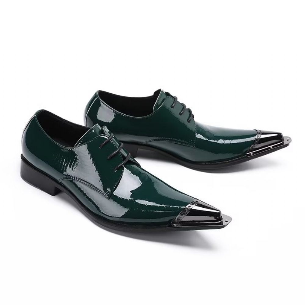 Chaussures Formelles Pour Hommes Derby Exquises - Vert