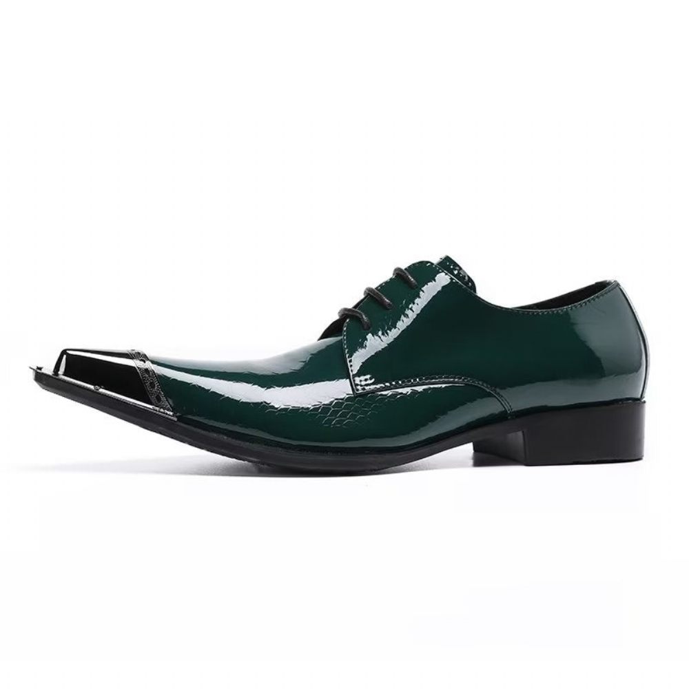 Chaussures Formelles Pour Hommes Derby Exquises - Vert