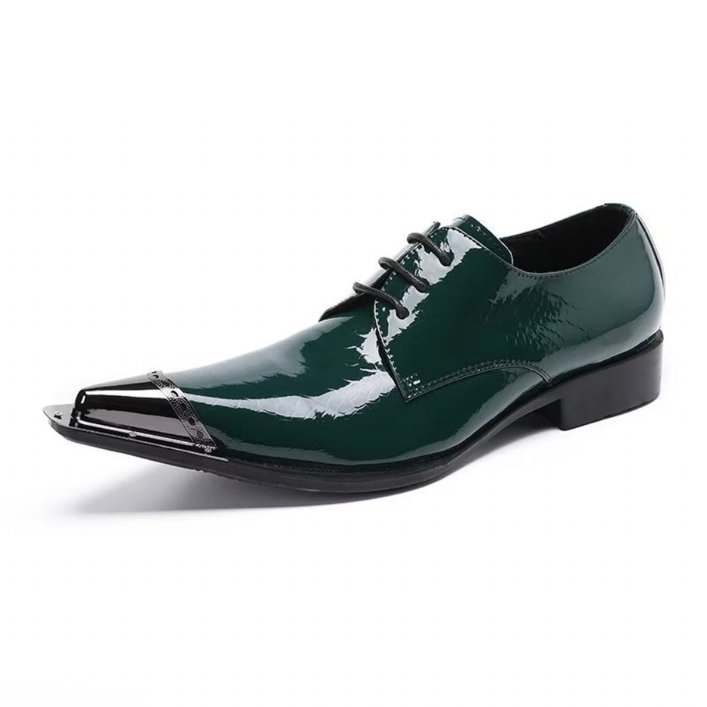 Chaussures Formelles Pour Hommes Derby Exquises - Vert