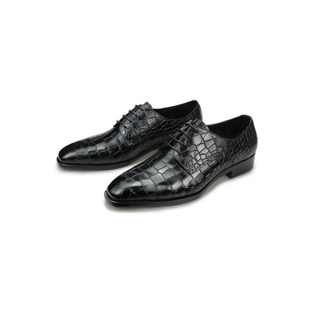 Chaussures Formelles Pour Hommes Élégantes Croctex Bout Pointu Derby Habillées Luxe