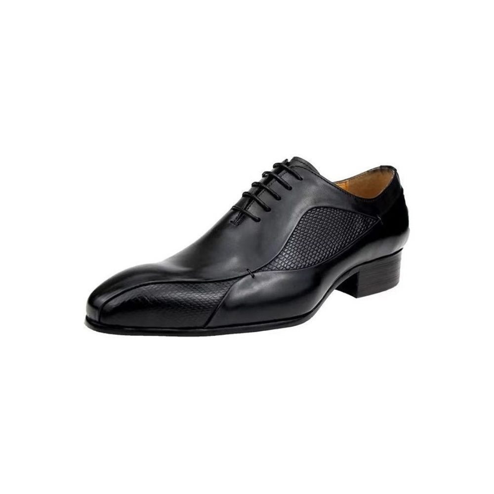 Chaussures Formelles Pour Hommes Élégantes Cuir Oxford Brogue Nuptial