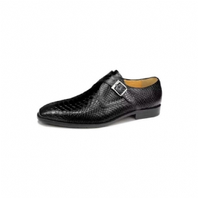 Chaussures Formelles Pour Hommes Élégantes Mariage Cuir Brogue À Boucle Personnalisée