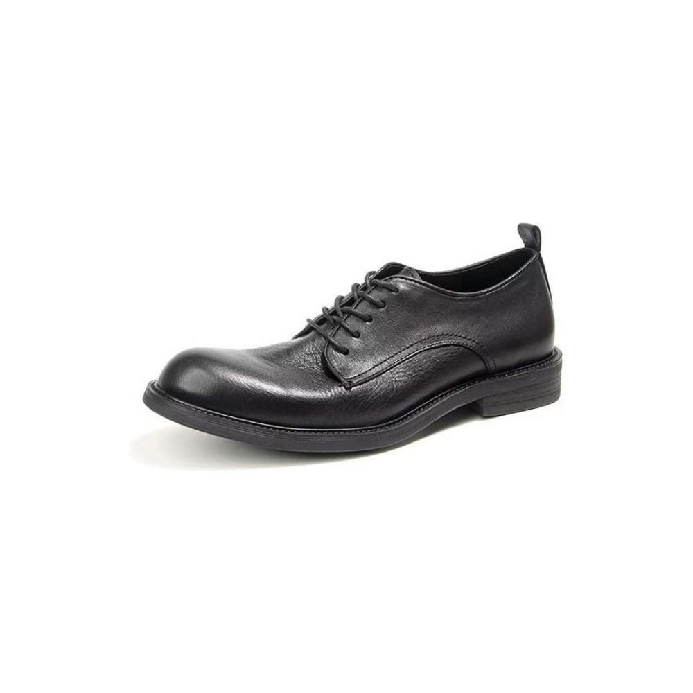 Chaussures Formelles Pour Hommes Élégantes Oxford Cuir Brogue Rétro