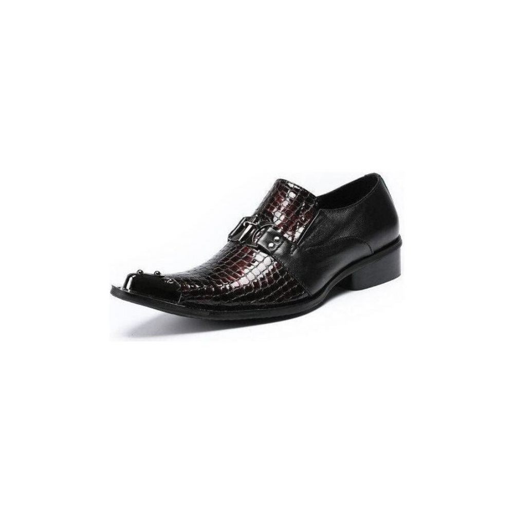 Chaussures Formelles Pour Hommes Eleganza Bout Pointu Oxfords - Noir