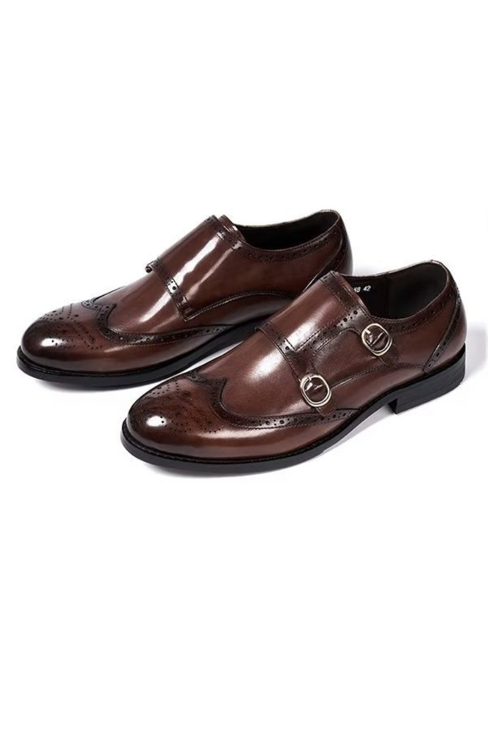 Chaussures Formelles Pour Hommes Essentiels À Enfiler Élégants - Marron