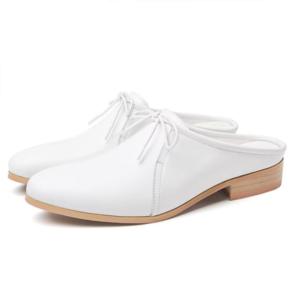 Chaussures Formelles Pour Hommes Habillées À Bout Pointu Relief Modish - Blanc