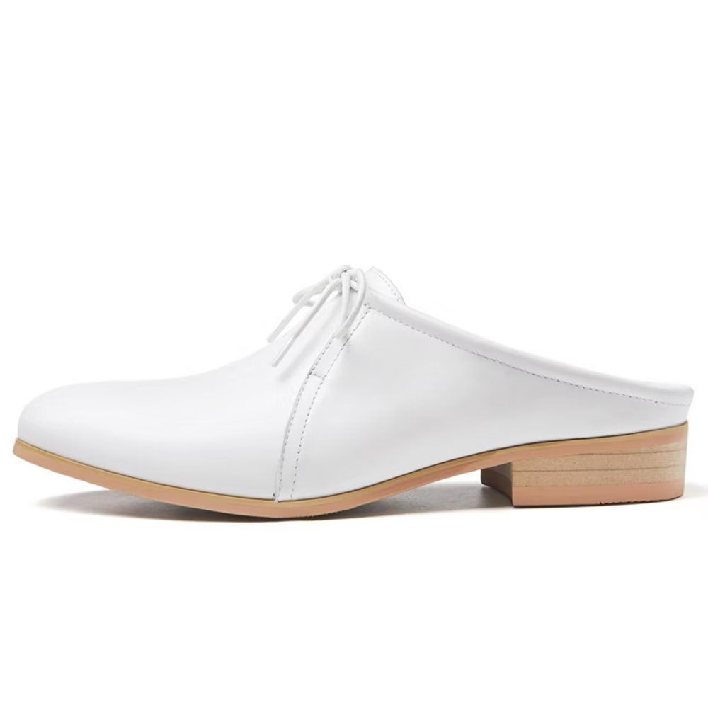 Chaussures Formelles Pour Hommes Habillées À Bout Pointu Relief Modish - Blanc