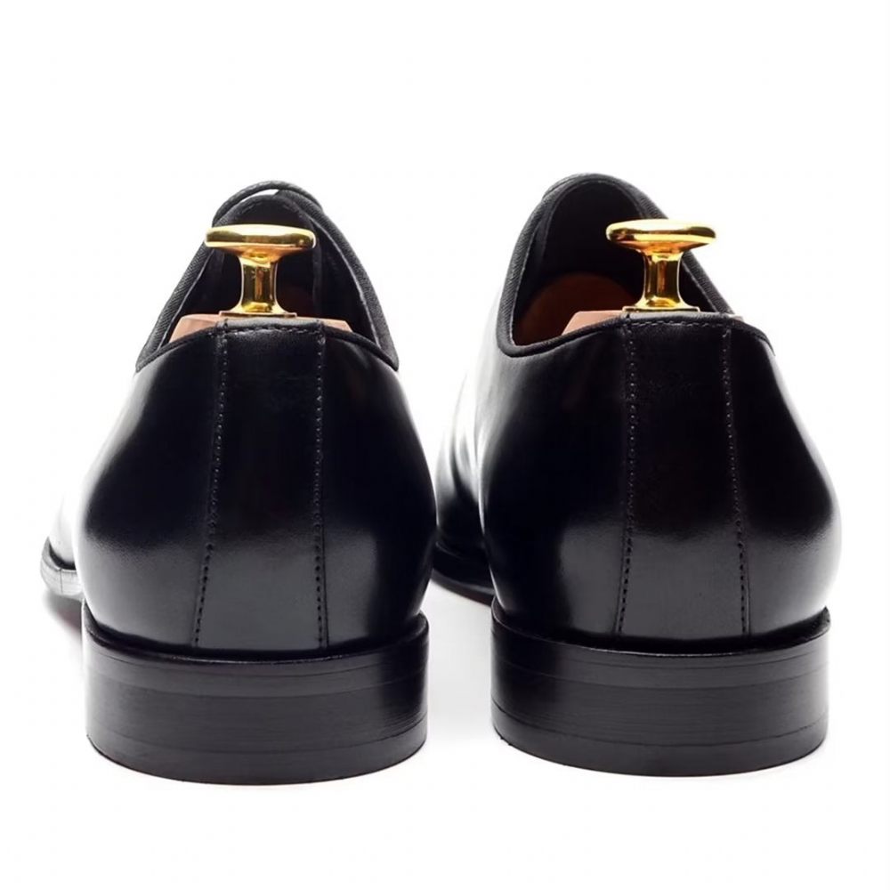 Chaussures Formelles Pour Hommes Habillées Cuir À Charme Métropolitain - Noir