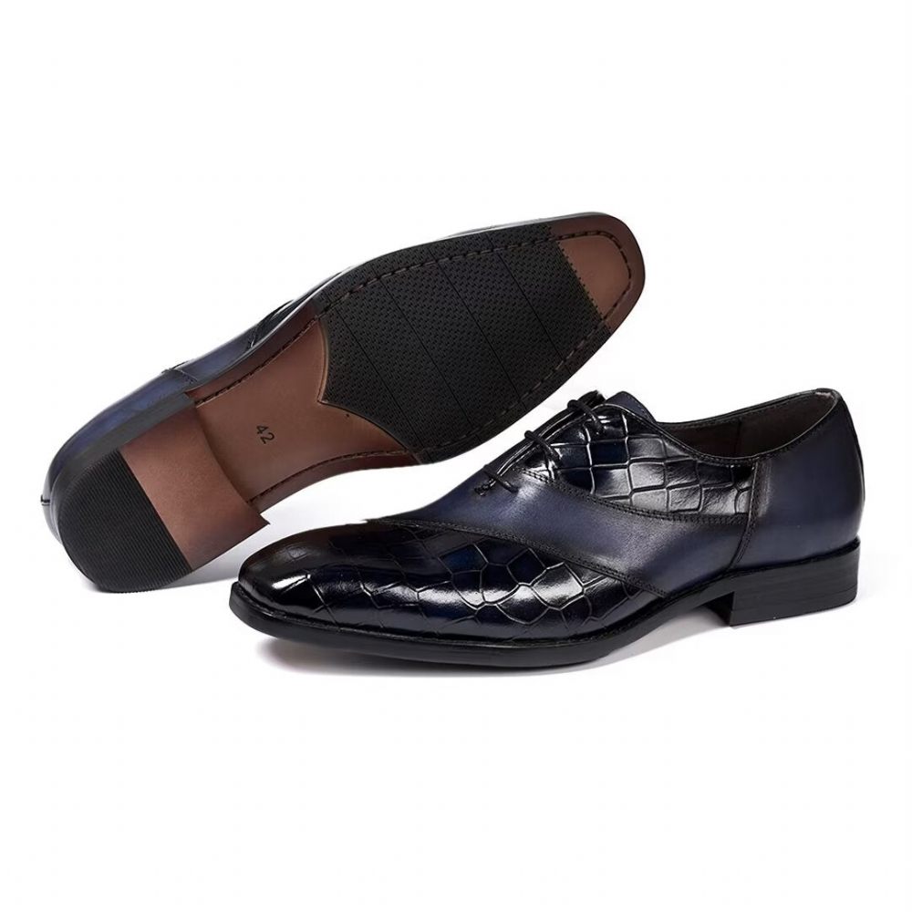 Chaussures Formelles Pour Hommes Habillées Cuir Classic Poise - Noir