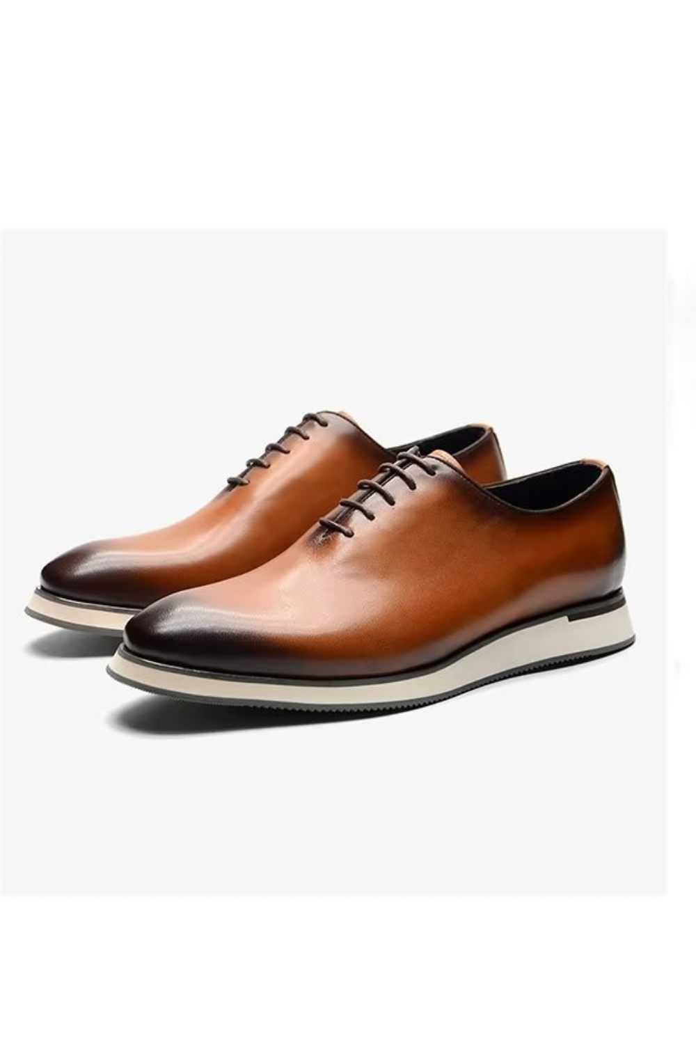 Chaussures Formelles Pour Hommes Habillées Cuir Classiques Raffinées - Marron