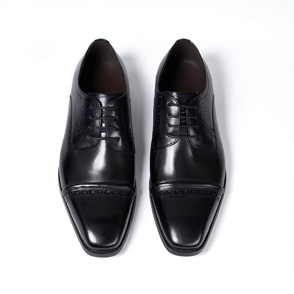 Chaussures Formelles Pour Hommes Habillées Cuir Executive Appeal - Noir