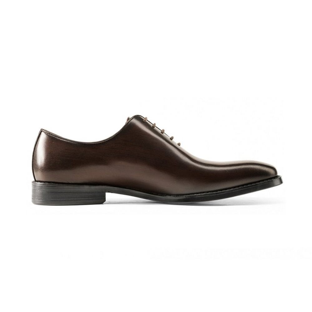 Chaussures Formelles Pour Hommes Habillées Cuir Exotique - Café