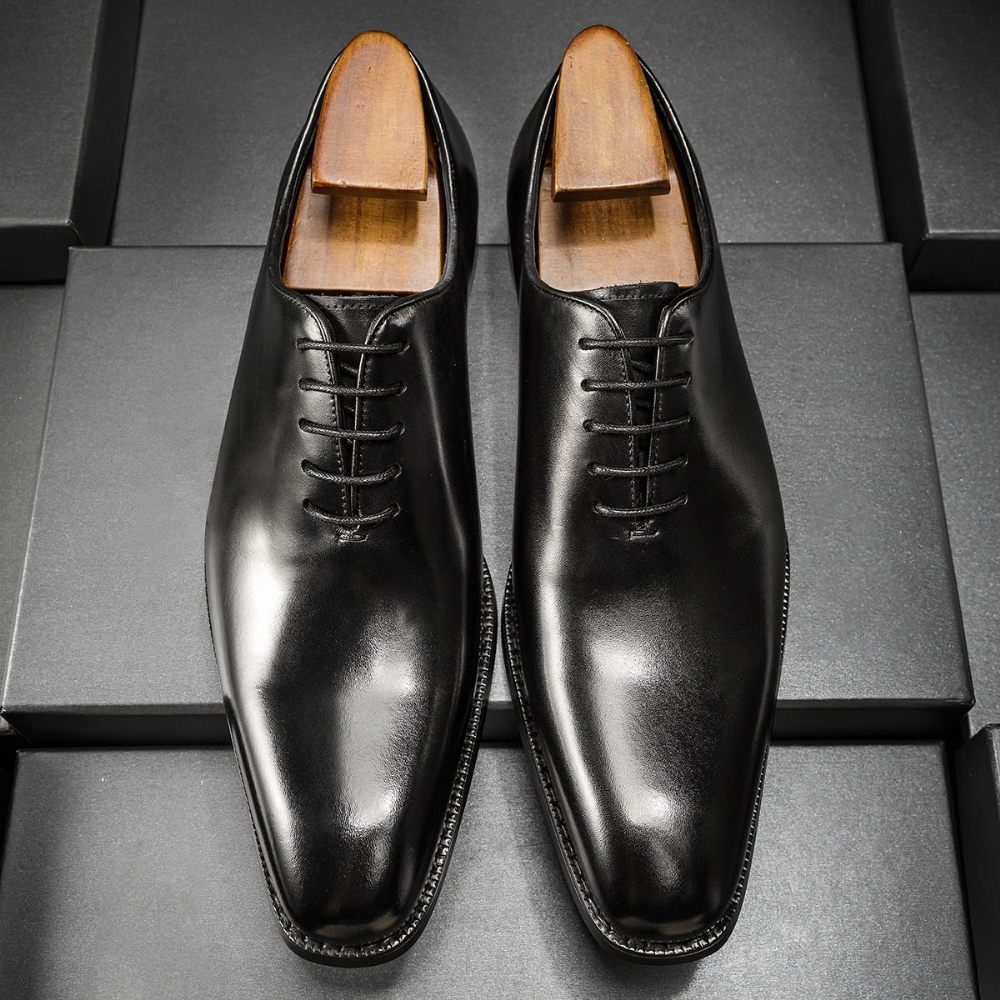 Chaussures Formelles Pour Hommes Habillées Cuir Exotique - Noir