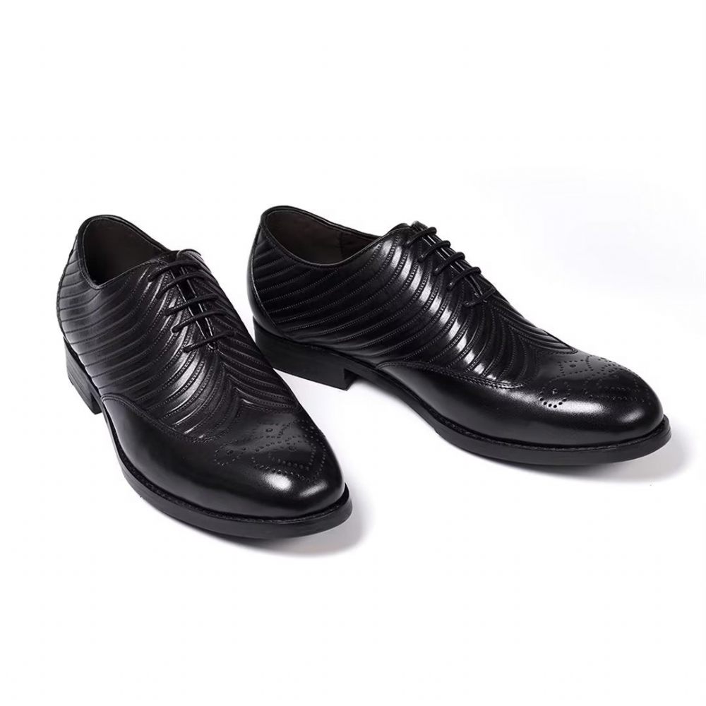 Chaussures Formelles Pour Hommes Habillées Cuir Gentilhomme Choice - Noir