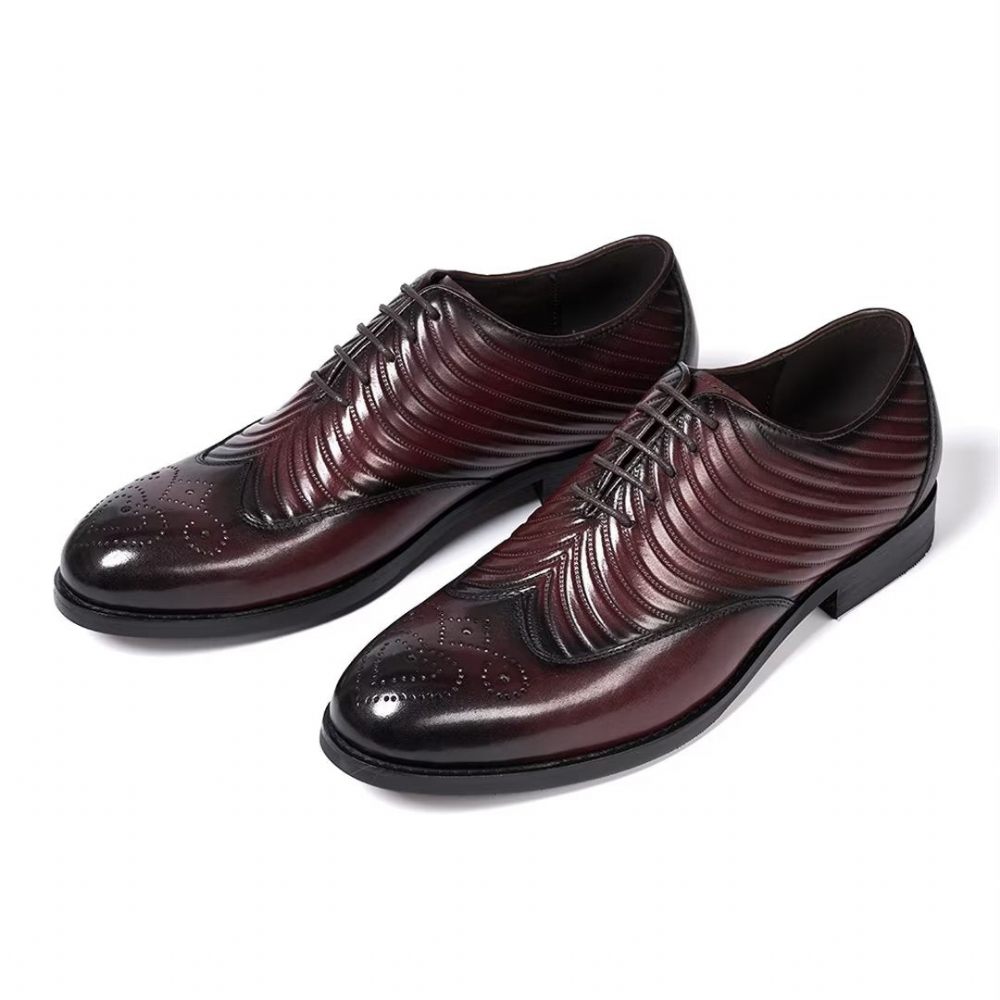 Chaussures Formelles Pour Hommes Habillées Cuir Gentilhomme Choice - Marron