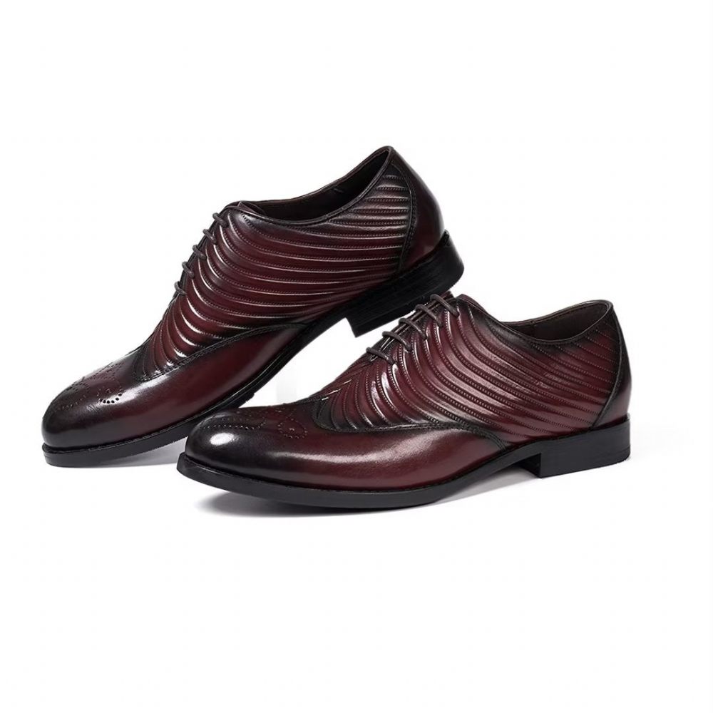 Chaussures Formelles Pour Hommes Habillées Cuir Gentilhomme Choice - Marron