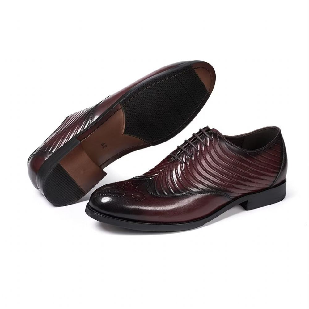 Chaussures Formelles Pour Hommes Habillées Cuir Gentilhomme Choice - Marron