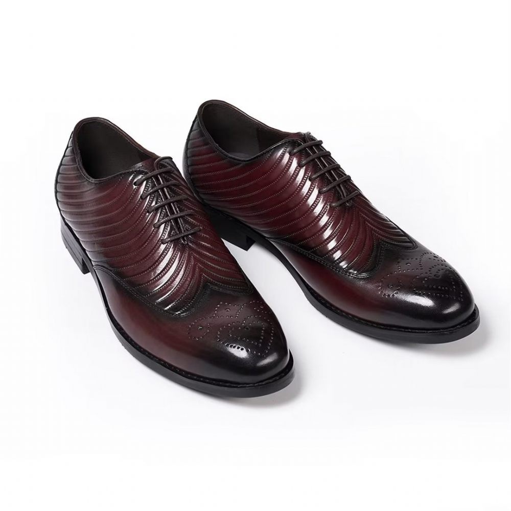 Chaussures Formelles Pour Hommes Habillées Cuir Gentilhomme Choice - Marron