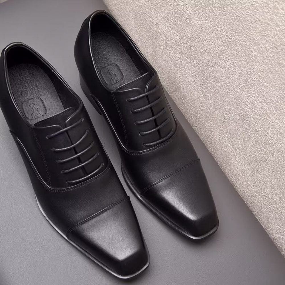 Chaussures Formelles Pour Hommes Habillées Cuir Oxford - Noir