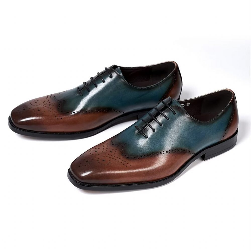 Chaussures Formelles Pour Hommes Habillées Distinguées - Bleu